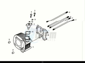 SYMPHONY CARGO 125 (AY12WA-EU) (E5) (M1) drawing CYLINDER