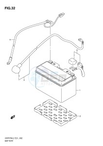 GSR750 (E21) drawing BATTERY (GSR750L2 E21)