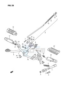 PV50 (E15) drawing STAND - REAR BRAKE