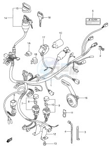 LT-F300 (E24) drawing WIRING HARNESS