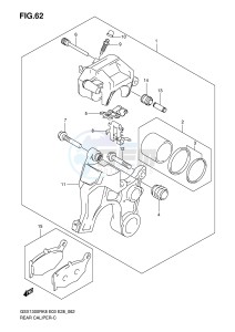 GSX1300R (E3-E28) Hayabusa drawing REAR CALIPER