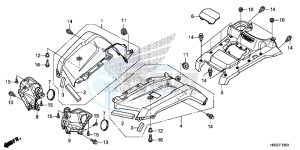 TRX420FM1F TRX420 Europe Direct - (ED) drawing FRONT FENDER