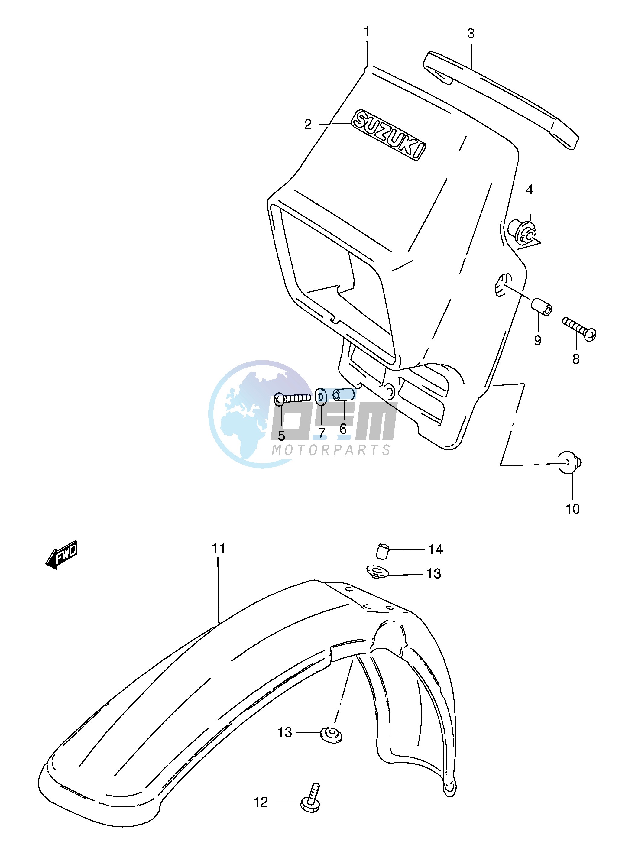 HEADLAMP COVER (TS185ERCV P9)