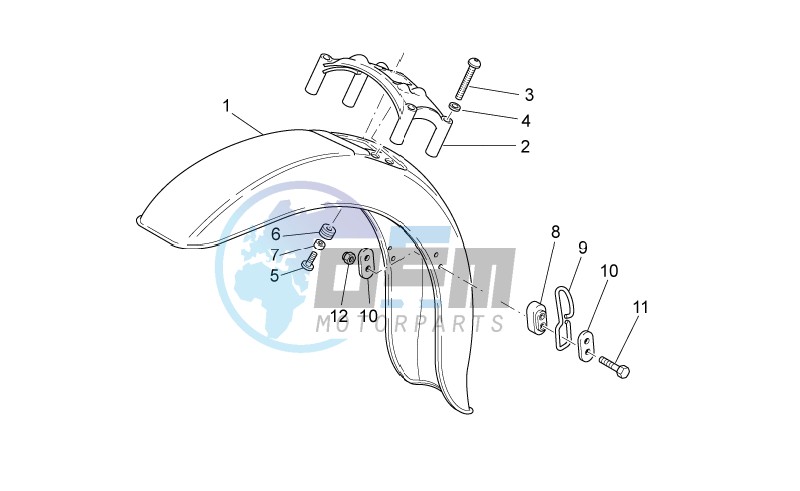 Front mudguard