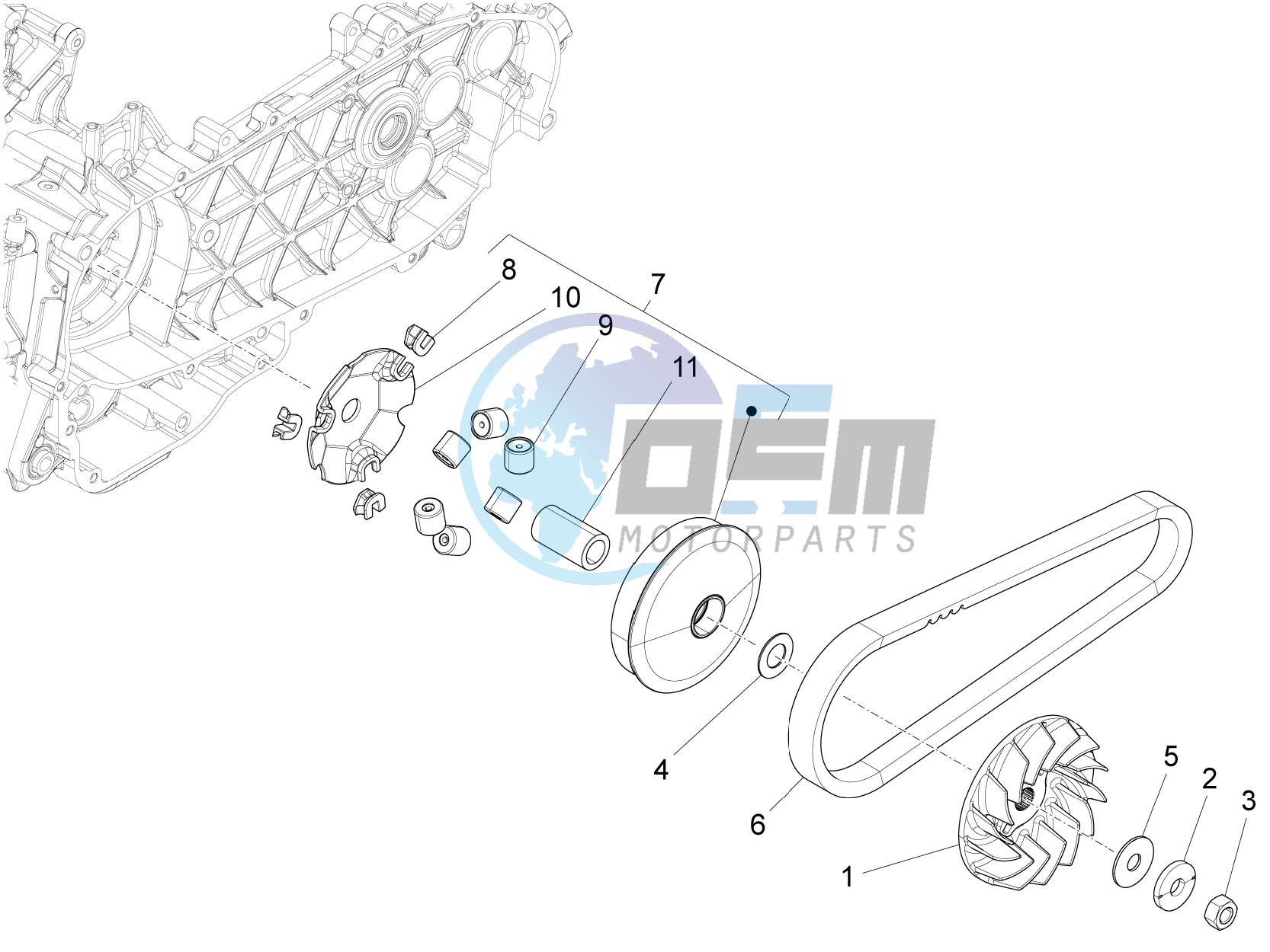 Driving pulley