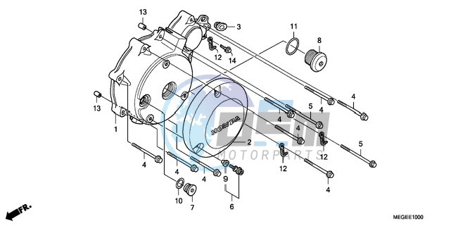 LEFT CRANKCASE COVER