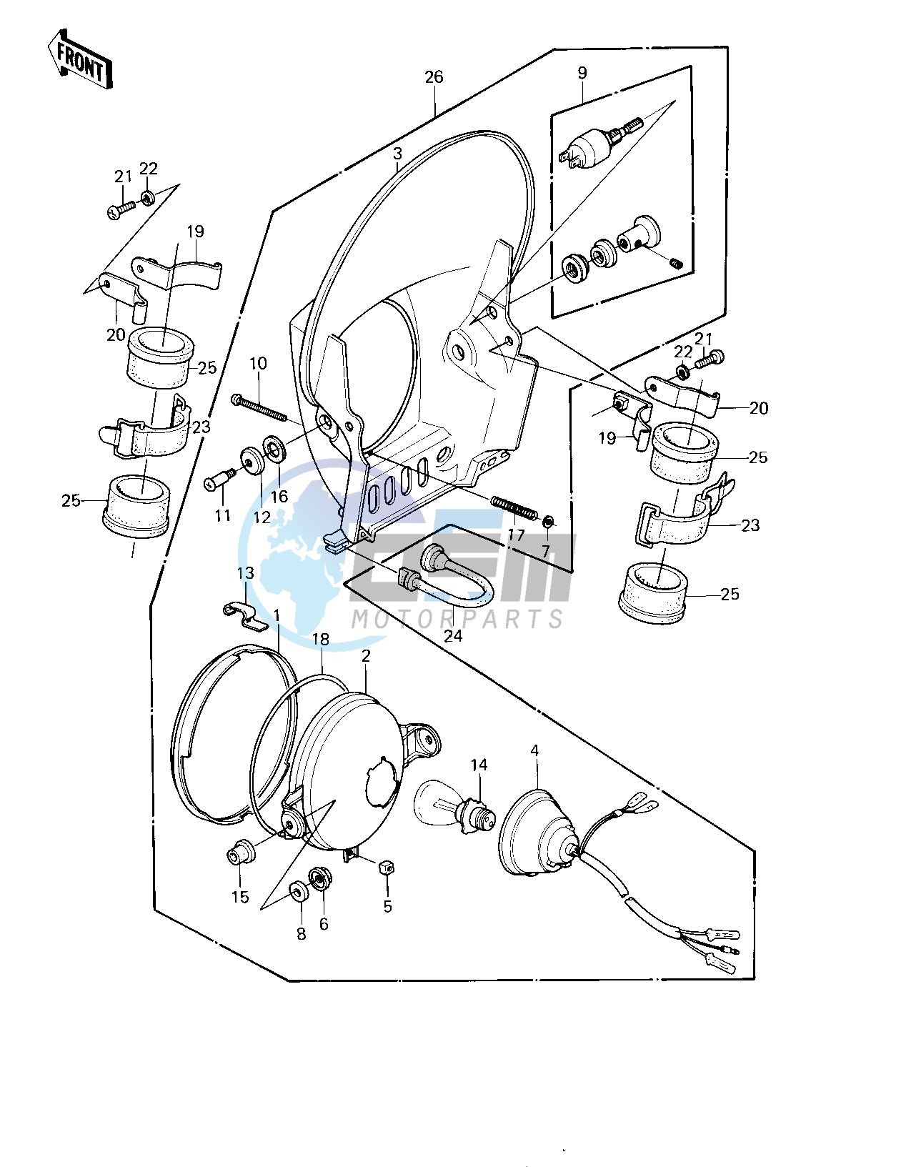 HEADLIGHT -- 80 A1- -