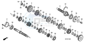 CB600FA39 France - (F / ABS CMF ST) drawing TRANSMISSION