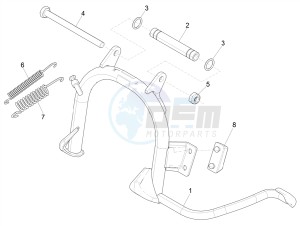 ZIP 50 4T 25 KMH NOABS E4 25kmh (EMEA) drawing Stand/s