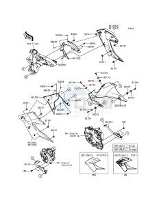 Z250SL_ABS BR250FFS XX (EU ME A(FRICA) drawing Cowling Lowers