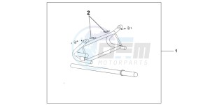 VT750DC SHADOW SPIRIT drawing MAINTENANCE STAND