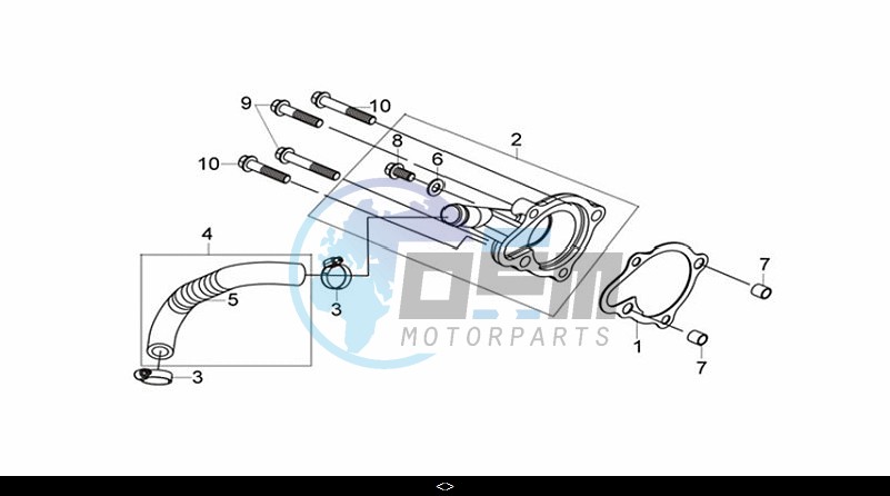 WATER PUMP COVER ASSY.