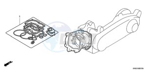 SH300AR9 UK - (E / ABS MKH SPC TBX) drawing GASKET KIT A