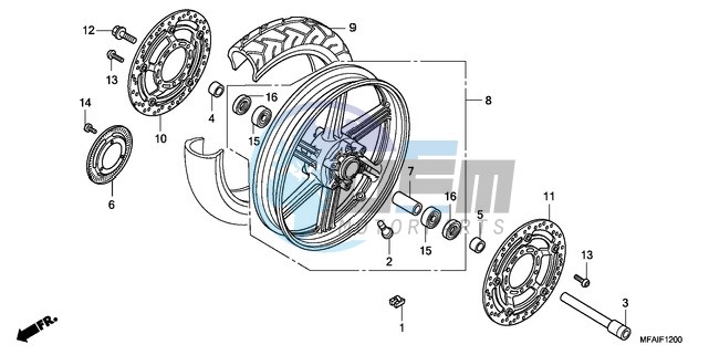 FRONT WHEEL