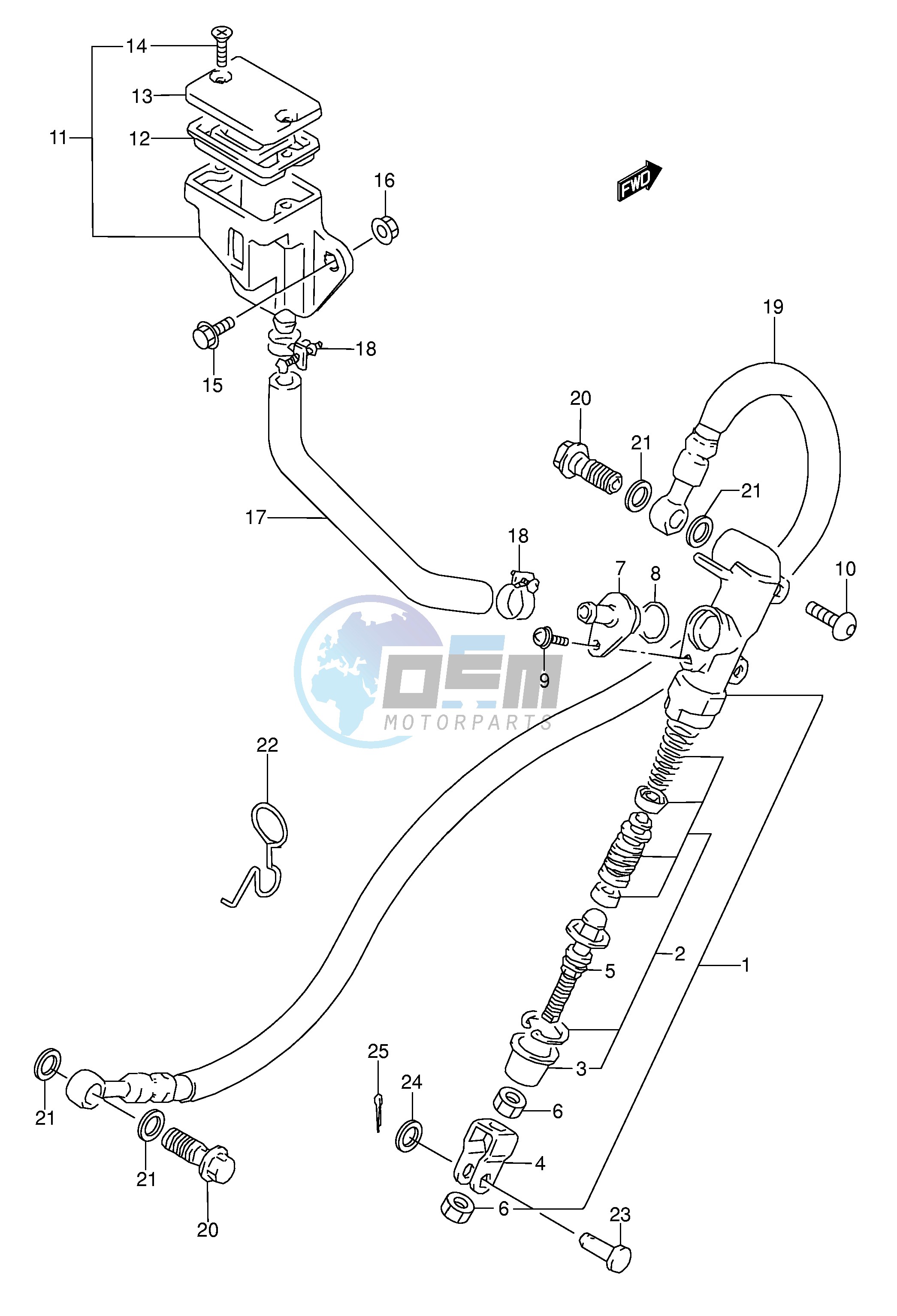 REAR MASTER CYLINDER