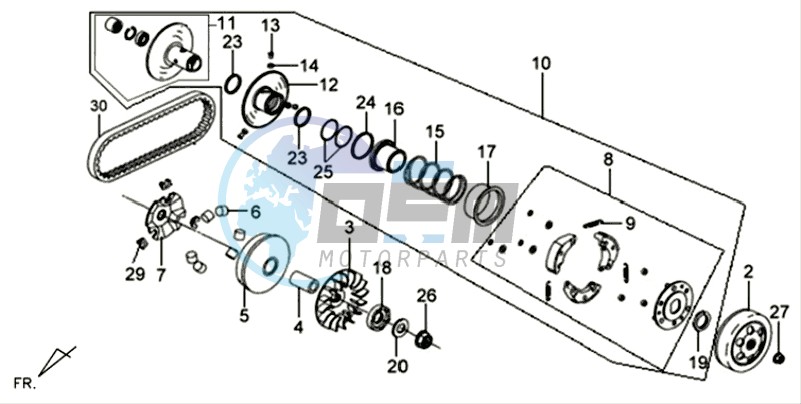 CLUTCH / V-BELT