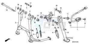 CBF600NA9 Europe Direct - (ED / ABS 25K) drawing STAND