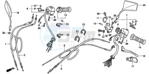 CMX250C REBEL drawing SWITCH/CABLE(CM)