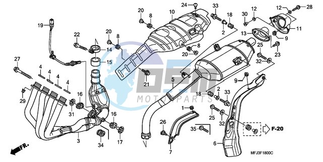 EXHAUST MUFFLER