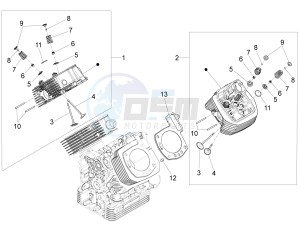 California 1400 Touring SE ABS 1380 USA CND drawing Kop - kleppen