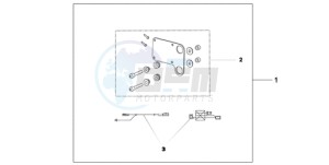 CB600FA9 UK - (E / ABS MKH) drawing HEATED GRIP ATT.