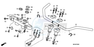 VT750CA9 Europe Direct - (ED / MK) drawing HANDLE PIPE/TOP BRIDGE