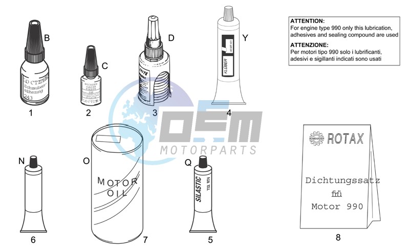 Sealing and lubricating agents