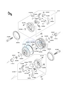 KAF 620 C [MULE 2500] (C6) [MULE 2500] drawing FRONT HUBS_BRAKES