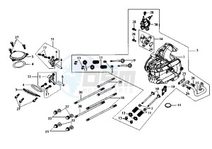 JOYRIDE - 150 cc drawing CYLINDER HEAD