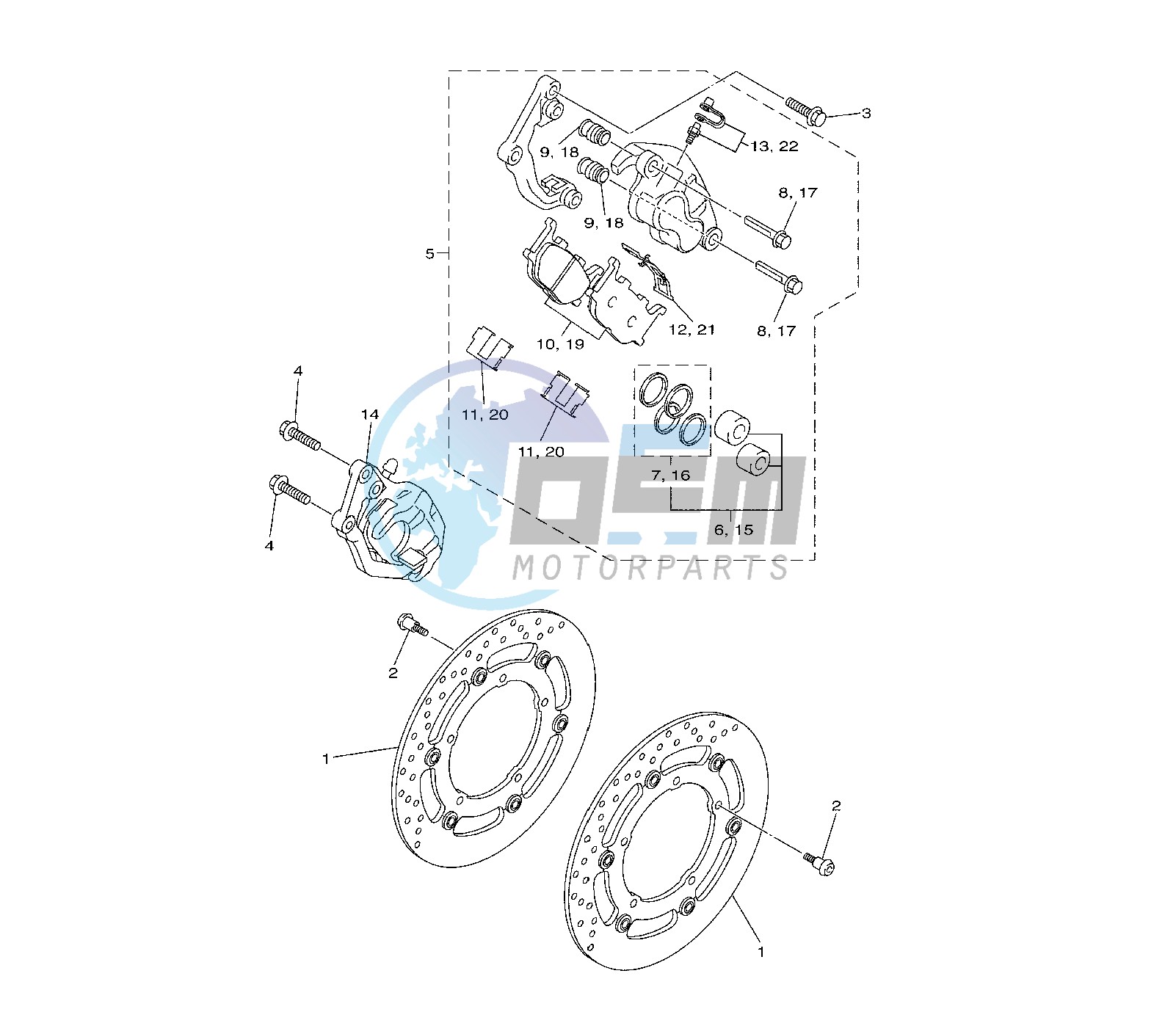 FRONT BRAKE CALIPER