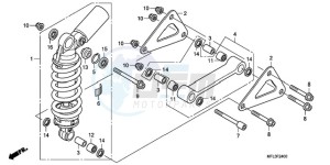 CBR1000RR9 Korea - (KO / SPC) drawing REAR CUSHION