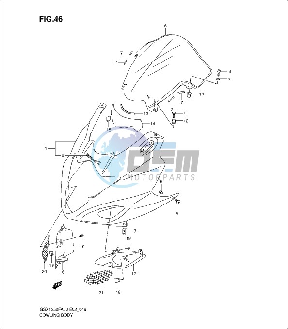 COWLING BODY