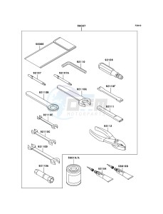 W650 EJ650C6F GB XX (EU ME A(FRICA) drawing Owner's Tools