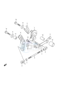 DF 8A drawing Throttle Control Non-Remote Control