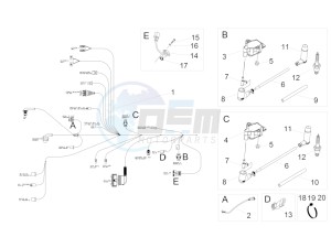 V7 II Racer ABS 750 drawing Electrical system I