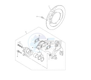 FJR AS 1300 drawing REAR BRAKE CALIPER