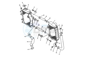 WR F 250 drawing RADIATOR- HOSE