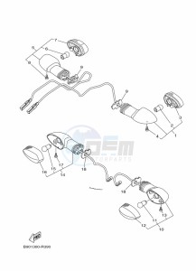 XSR900 MTM850 (BAEE) drawing FLASHER LIGHT