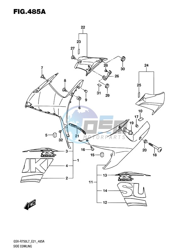 SIDE COWLING (YSF)