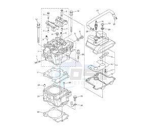 WR X 250 drawing CYLINDER