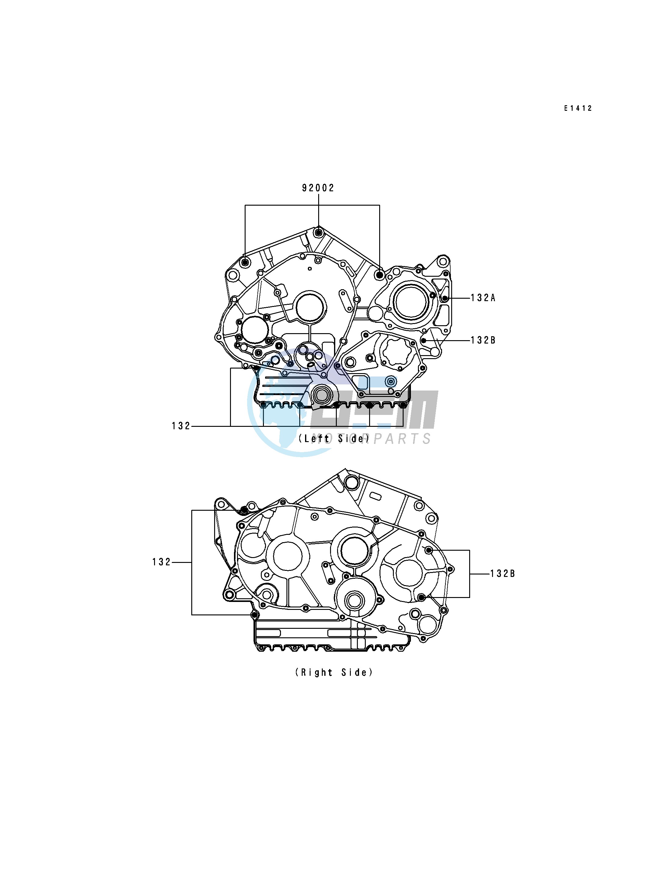 CRANKCASE BOLT PATTERN