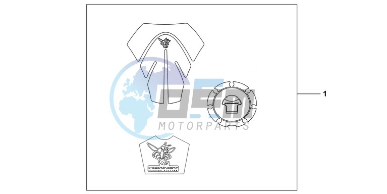 TANK PAD/ FUEL FILLER CAP