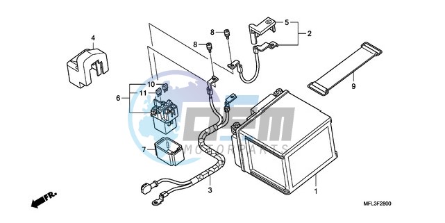 BATTERY (CBR1000RR)