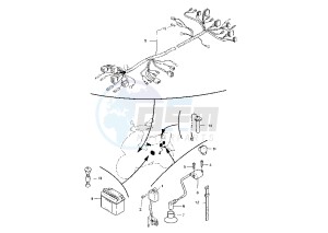 BW'S NEXT GENERATION 50 drawing WIRING HARNESS