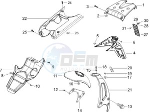 Runner 50 SP (UK) UK drawing Rear cover - Splash guard