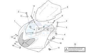 MGS-01 Corsa 1200 1380 drawing Windshield