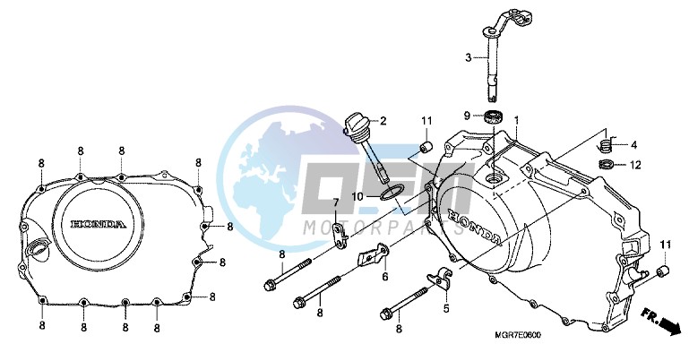 RIGHT CRANKCASE COVER