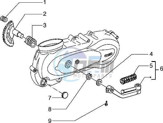 Starter lever