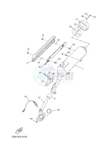 X-MAX125 ABS X-MAX (2DM6 2DM6) drawing EXHAUST