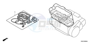 CBF1000A9 France - (F / ABS CMF) drawing GASKET KIT A